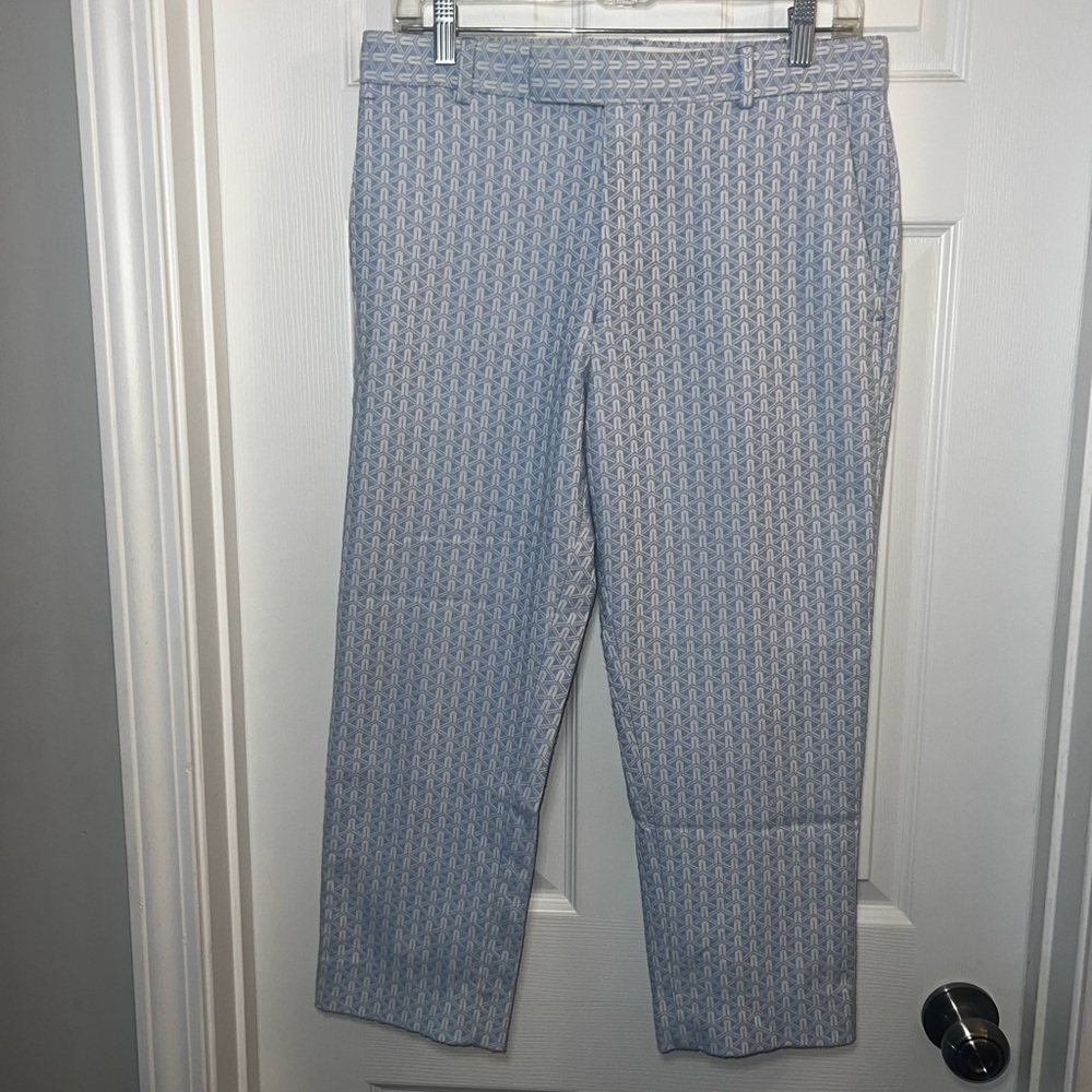 ASOS Sky Blue Patterned Men's Dress Pants